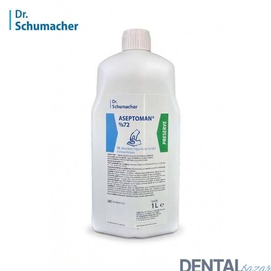 Dr. Schumacher Aseptoman %72 - Alkol Bazlı El Dezenfektanı 1 L