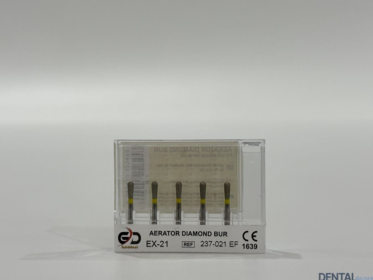 Golddent Elmas Frez EX-21 - 237-021 EF - Armut (Sarı Kuşak)
