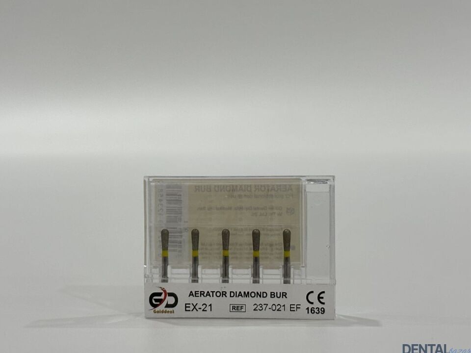 Golddent Elmas Frez EX-21 - 237-021 EF - Armut (Sarı Kuşak)