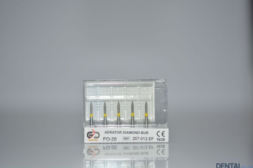 Golddent Elmas Frez FO-20 - 257-012 EF - Yumurta (Sarı Kuşak)
