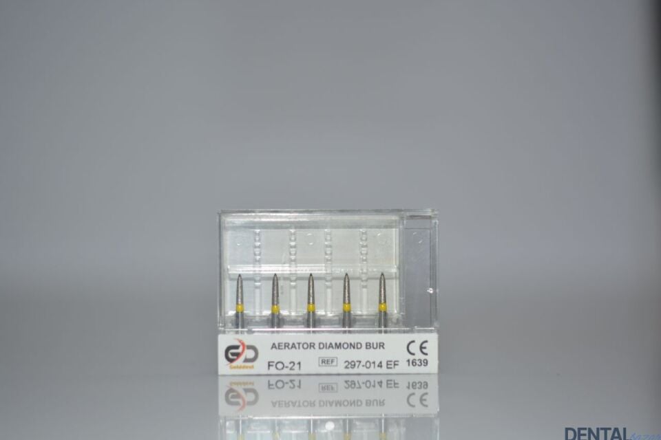 Golddent Elmas Frez FO-21 - 297-014 EF - Alev (Sarı Kuşak)