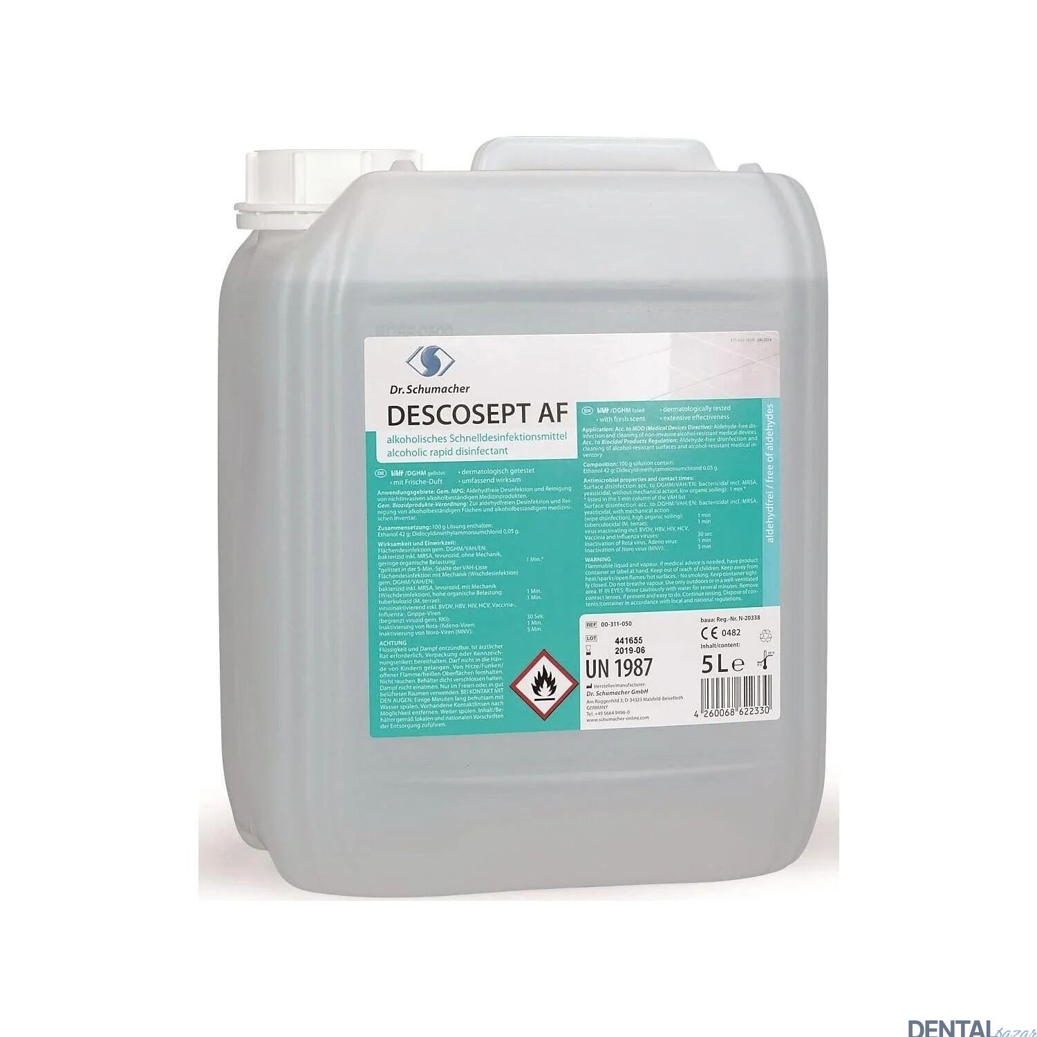 Descosept Forte 5Lt - Alkol Bazlı Hızlı Yüzey Dezenfektanı