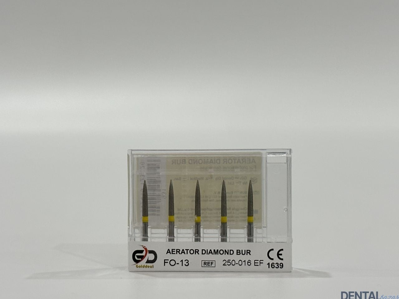 Golddent Elmas Frez FO-13 - 250-016 EF - Alev (Sarı Kuşak)