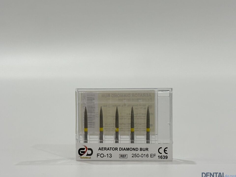 Golddent Elmas Frez FO-13 - 250-016 EF - Alev (Sarı Kuşak)