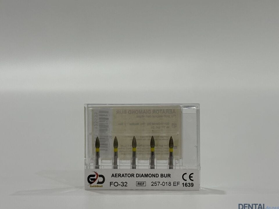 Golddent Elmas Frez FO-32 - 257-018 EF - Yumurta (Sarı Kuşak)