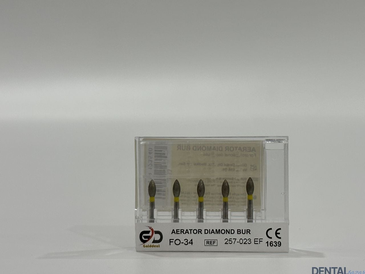 Golddent Elmas Frez FO-34 - 257-023 EF - Yumurta (Sarı Kuşak)