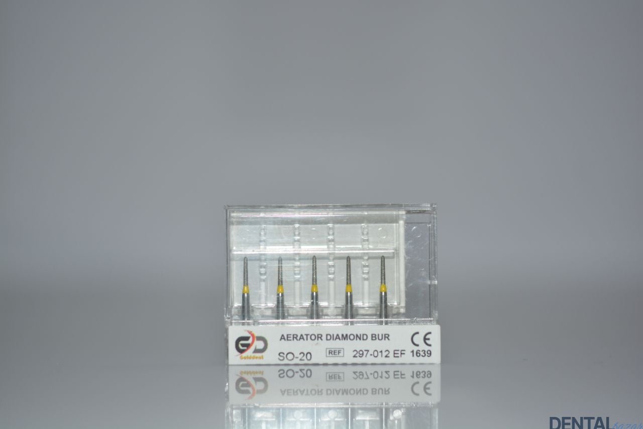 Golddent Elmas Frez SO-20 - 297-012 EF - Alev (Sarı Kuşak)