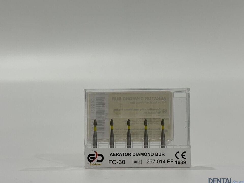 Golddent Elmas Frez FO-30 - 257-014 EF - Yumurta (Sarı Kuşak)