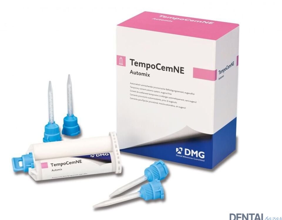 DMG TempoCem NE Automix Geçici Yapıştırıcı 63 GR + 35UÇ / Ojenolsüz