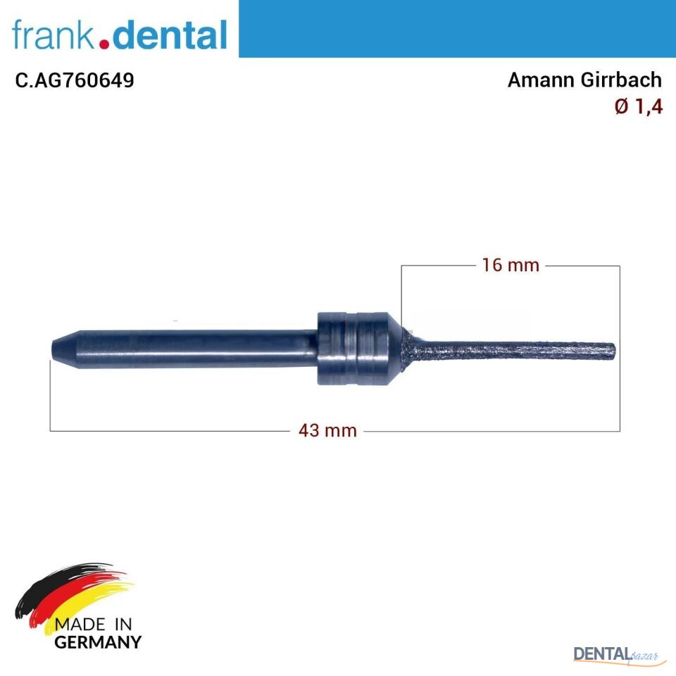Amann Girrbach Elmas Cad Cam Drill 1,4 mm