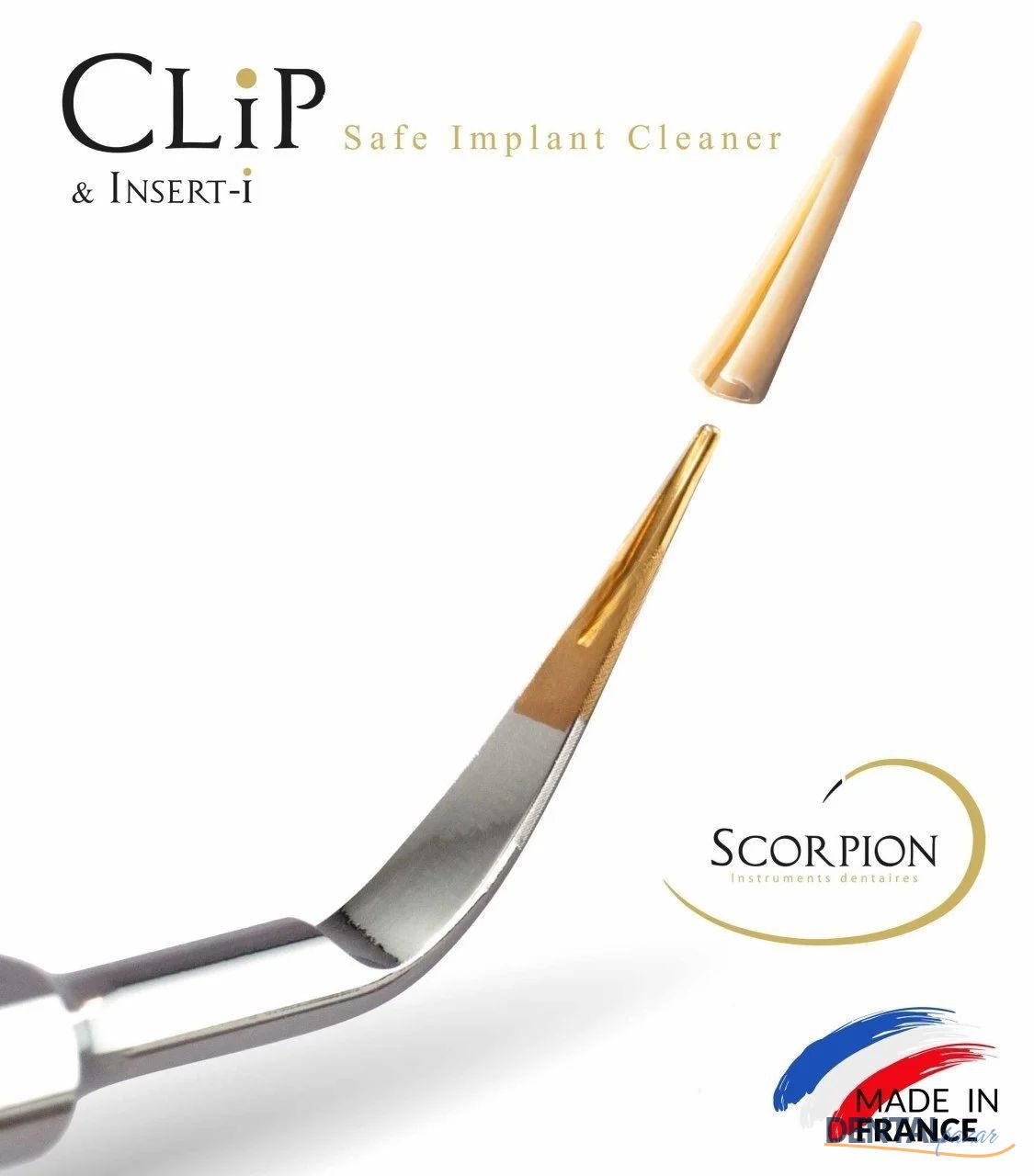 Kavitron Ucu + Clip Safe İmplant Temizleme Ucu