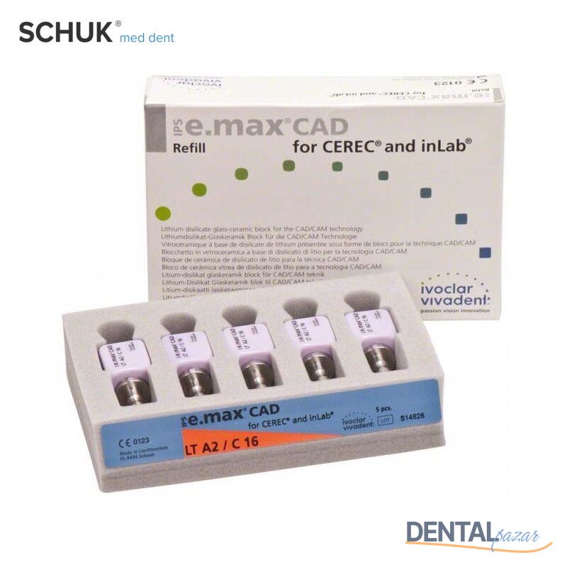 IPS e.max CAD for CEREC ve inLab Blok C16