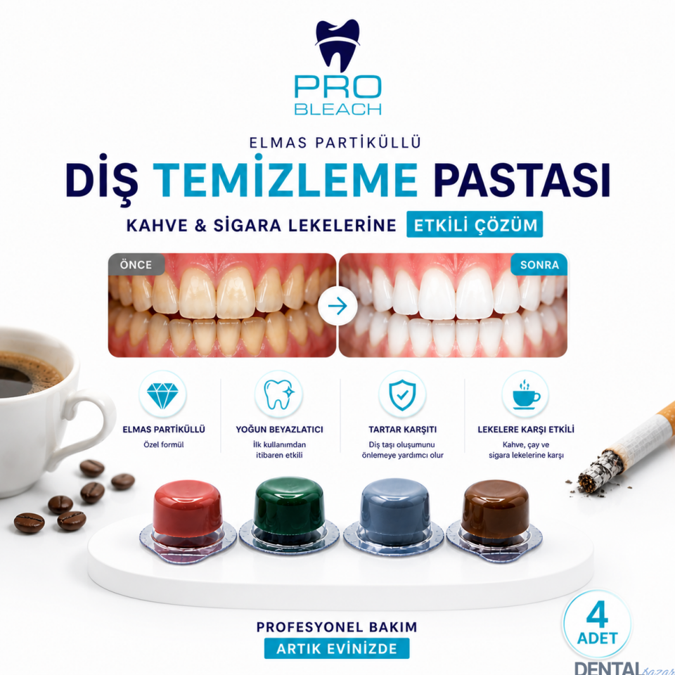 Elmas Partiküllü Diş Temizleme ve Beyazlatma Pastası 100 gr | Leke Karşıtı Profesyonel Etki Vişneli