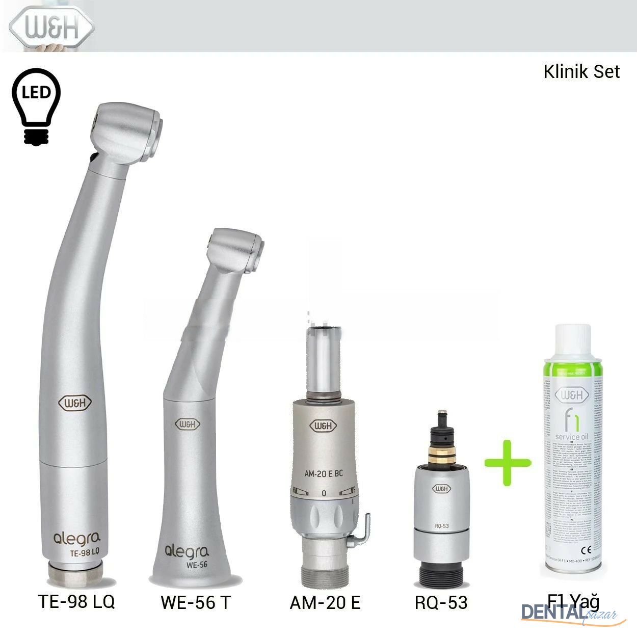 Klinik Dinamik Alet Set - Set 4 - Led Işıklı