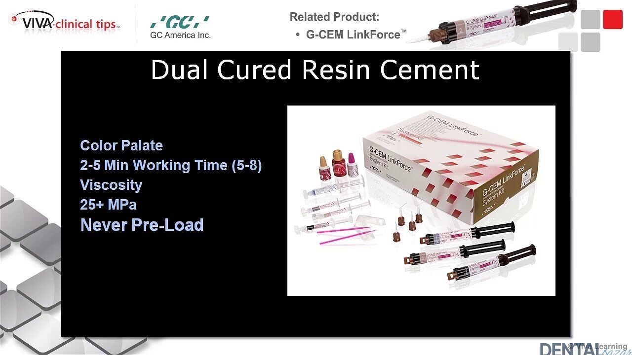 GC G-Cem LinkForce System Kit - Dual-Cure Rezin Siman