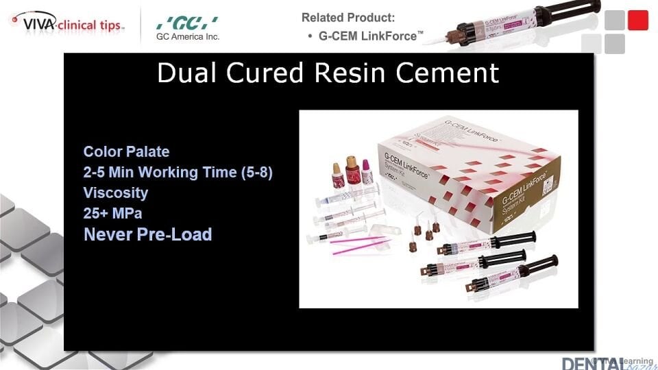 GC G-Cem LinkForce System Kit - Dual-Cure Rezin Siman
