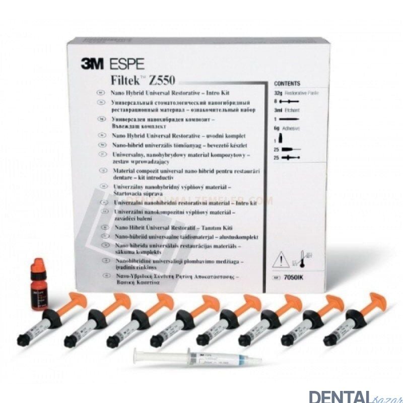 3M Espe Filtek Z550 Nano Hibrit Set - Nano Hibrit Kompozit Seti