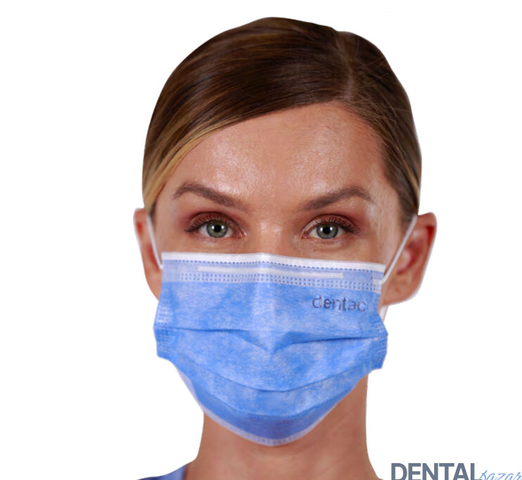 Dentac T- Maske Cerrahi Maske SSS 50 Paket Pembe