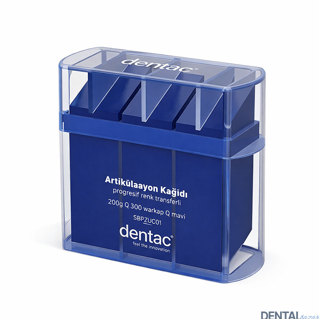 Dentac Artikulasyon Kağıdı 300 Yaprak Mavi