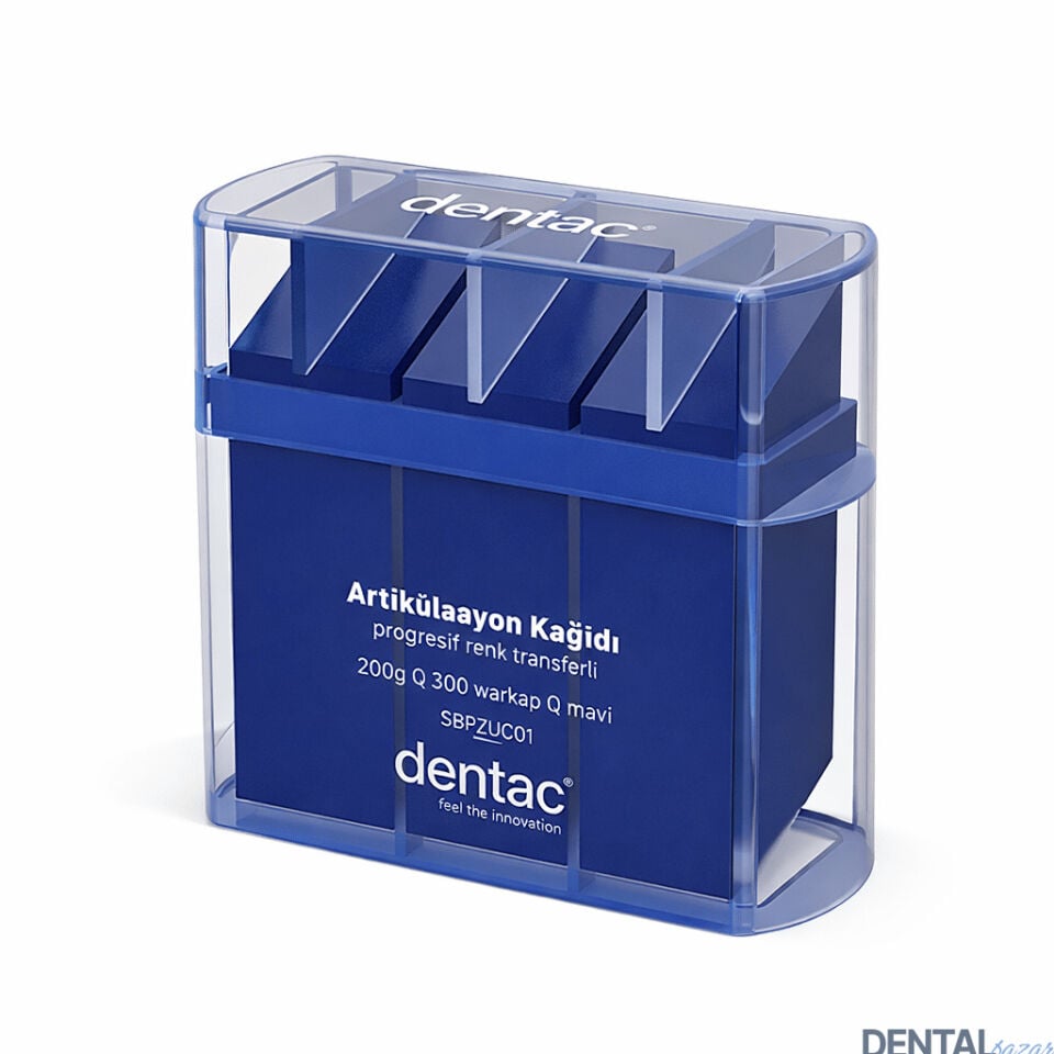 Dentac Artikulasyon Kağıdı 300 Yaprak Mavi