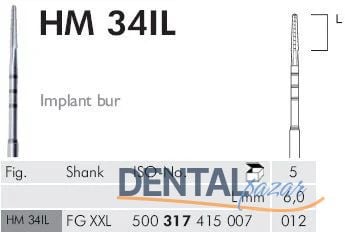 Carpide Cerrahi Frez - 34IL - 5 Adet