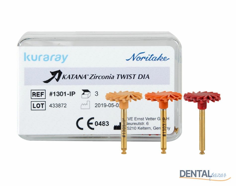 Katana Zirconia Twist Dia Cila Diski İntro Kit