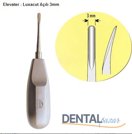 Luxator Elevatör Açılı 4 mm