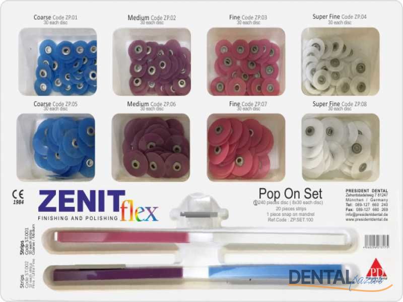 Zenit Flex Cila Disk Seti - Pop-On ''240 Disk+20 Strips''
